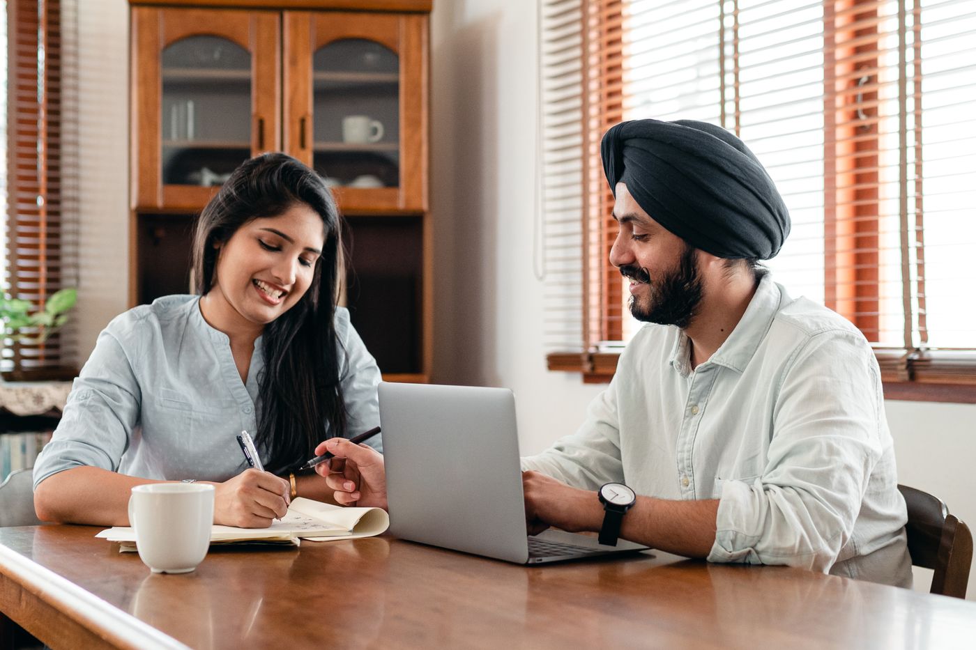 Indian professionals collaborating at work